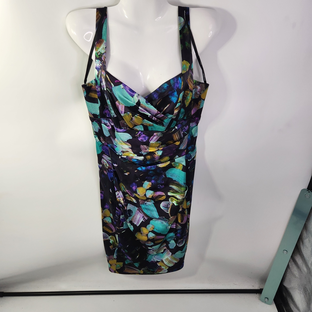 Donna Morgan Colorful Floral Mini Dress